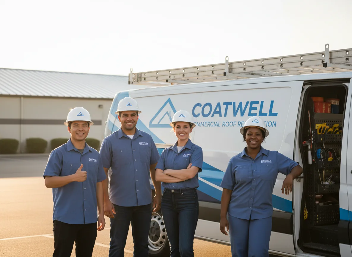 Commercial roof coating company in Snelling, CA